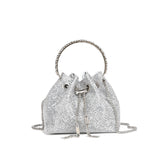 Sac à main de dîner haut de gamme en strass Sac à bandoulière en chaîne de diamant acrylique